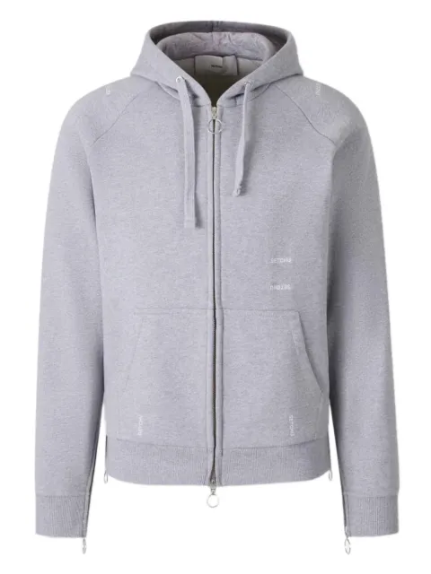 Setchu embroidered-logo hoodie Grey U242T013C009100CORIB97CO3EA
