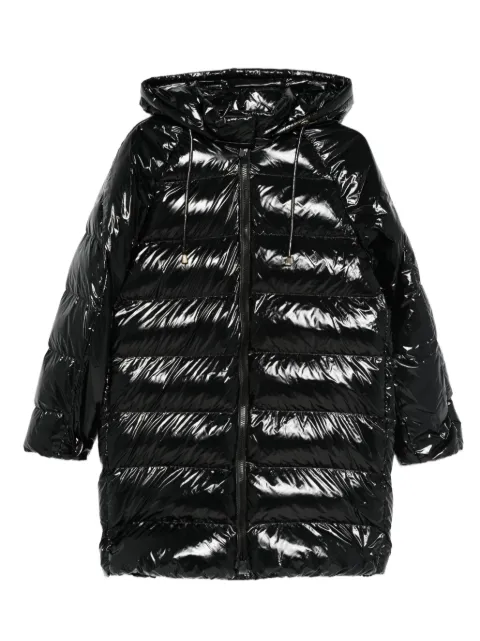 PINKO hooded-quilted coat Black 105335A00N