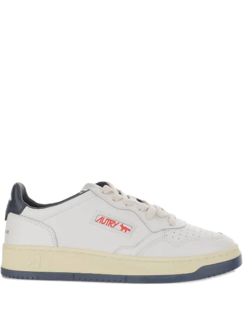 Autry leather low-top sneakers White AULMMK01