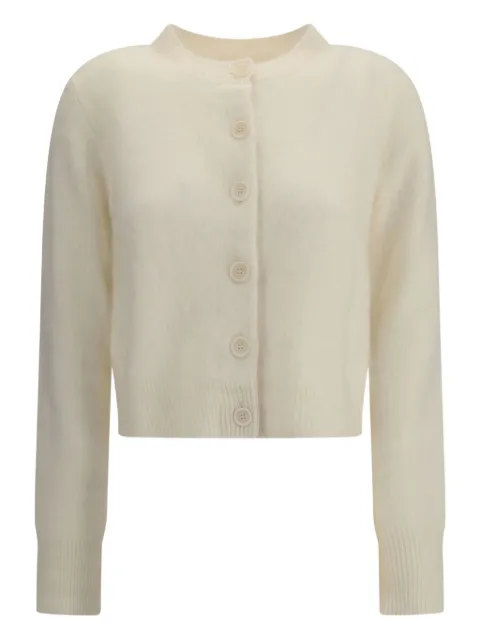 Lisa Yang Azalea button-front cashmere cardigan White 2025400