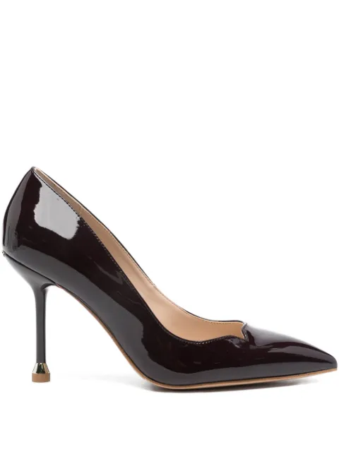 LIU JO 95mm patent leather pumps Red SF5003EX004S1228