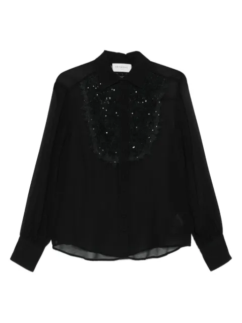 ERMANNO FIRENZE embellished blouse Black D47EK005EN1