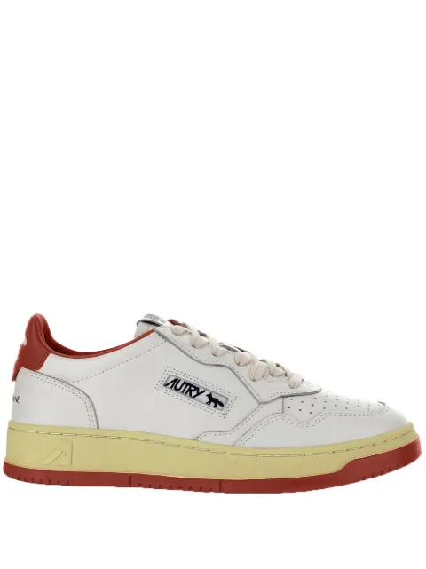 Autry leather low-top sneakers White AULMMK02