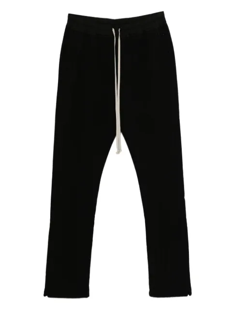 Rick Owens DRKSHDW drawstring cotton trousers Black DU02E7392FSL