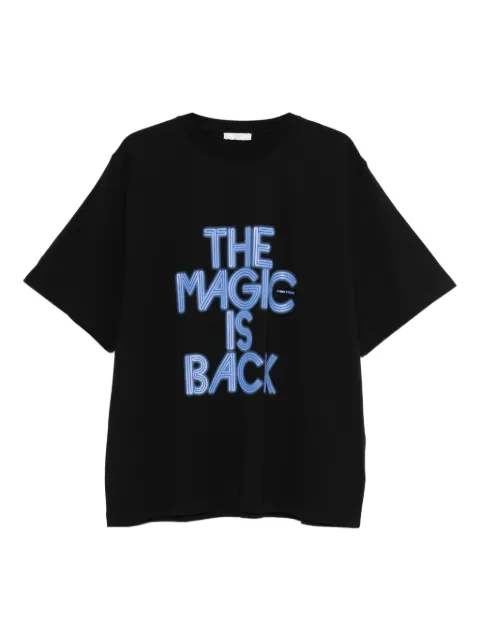 1989 STUDIO slogan-print T-shirt Black F04MEB008JER0060100