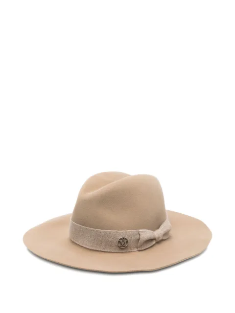 Maison Michel bow-detailed felt hat 1114050002