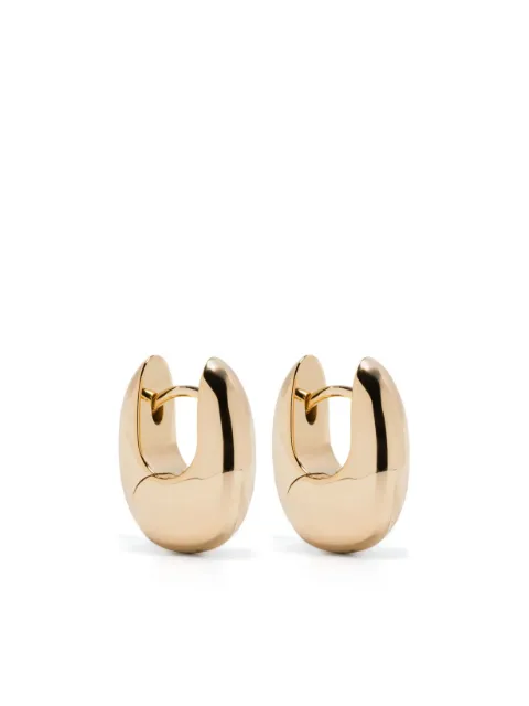 Tom Wood small Pebble hoop earrings Gold 101498