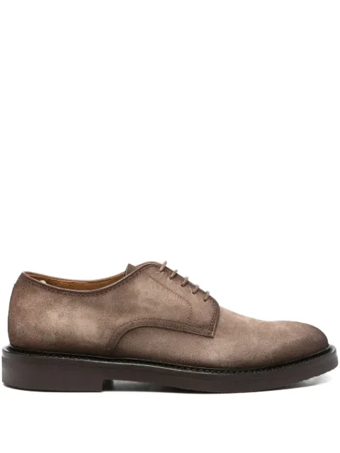 Officine Creative suede lace-up derby shoes Neutrals OCUHOPF208LIC89E236