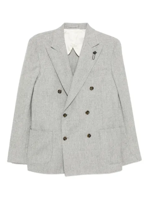 Lardini double-breasted blazer Grey CN660AECN65504910