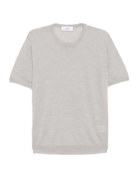 Lardini wool T-shirt Grey CNLTMC84CN65041910