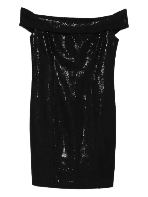 Eleh sequin-embellishment mini dress Black 250347