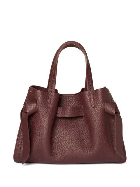 VISONA` Vittoria knot-detail tote bag Red 24730