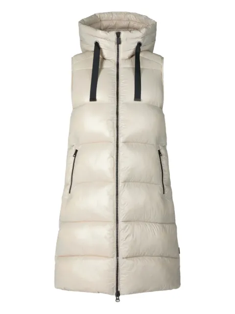 Save The Duck padded hooded zip gilet Neutrals D80302WLOVE21