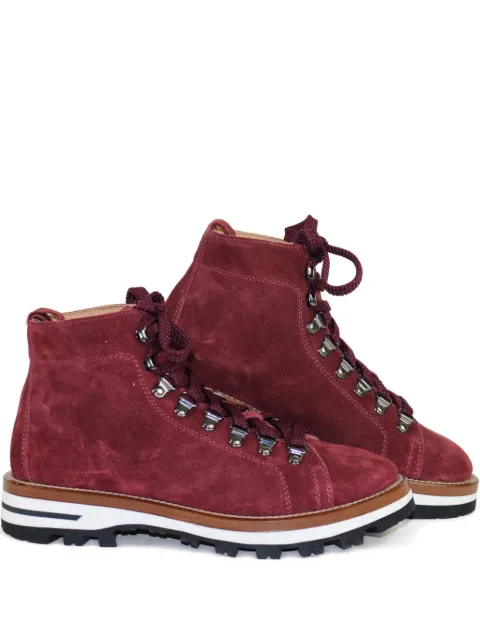 MONPIZ Falcade lace-up boots Red FALCADEDONNA
