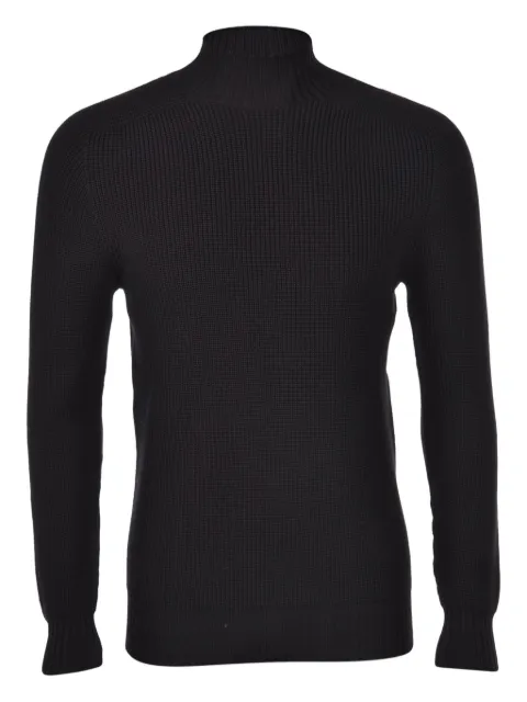 Gran Sasso ribbed high-neck sweater Black 2411824601