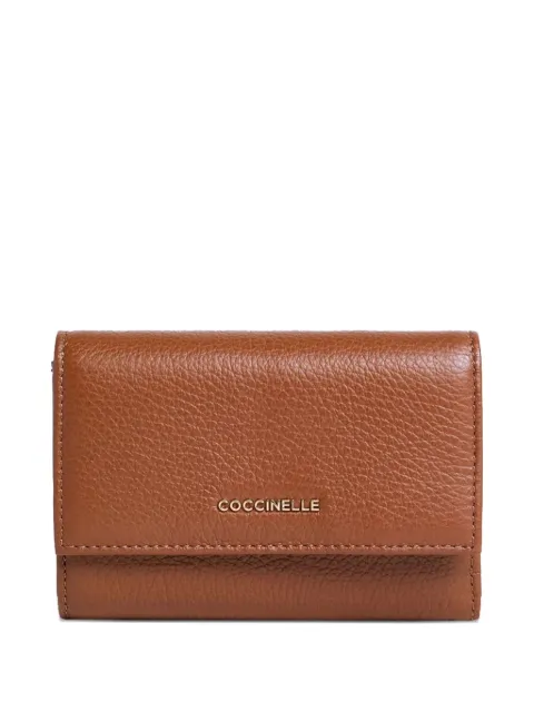 Coccinelle leather trifold wallet Brown E2MW5116601