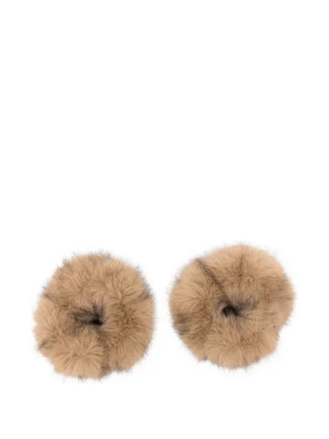 By Malene Birger Elbie faux-fur wrist cuffs Brown 102360