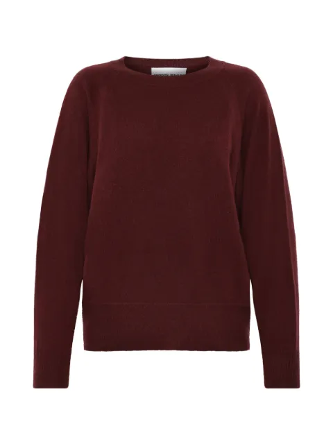 Emerson Renaldi raglan-sleeve ribbed-trim sweater Red EMS25006