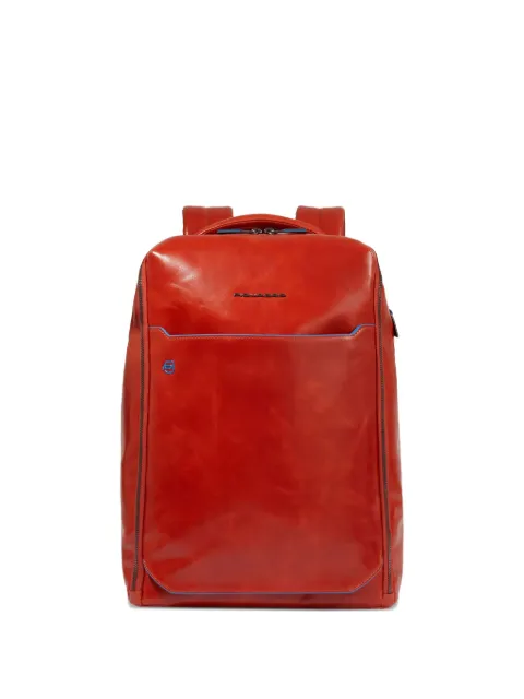 PIQUADRO leather laptop backpack Red CA6593B2
