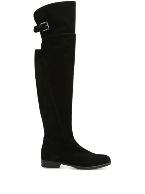 Dolce & Gabbana suede over-the-knee boots Black CU1217A1275