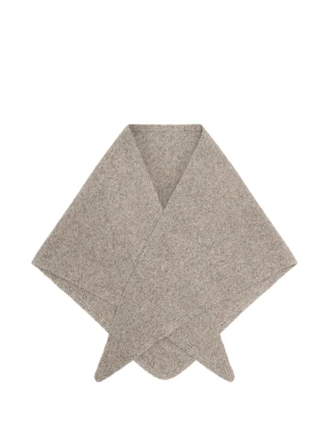 Emerson Renaldi knitted scarf Neutrals EME2025016