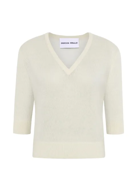 Emerson Renaldi V-neck sweater Neutrals ERW24005