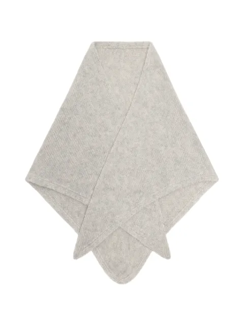Emerson Renaldi knitted triangle scarf Grey EME2025016