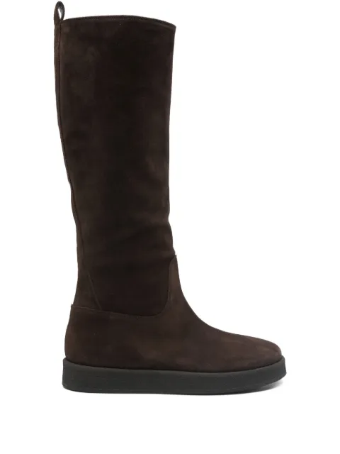 Premiata 30mm pull-tab boots Brown M7103