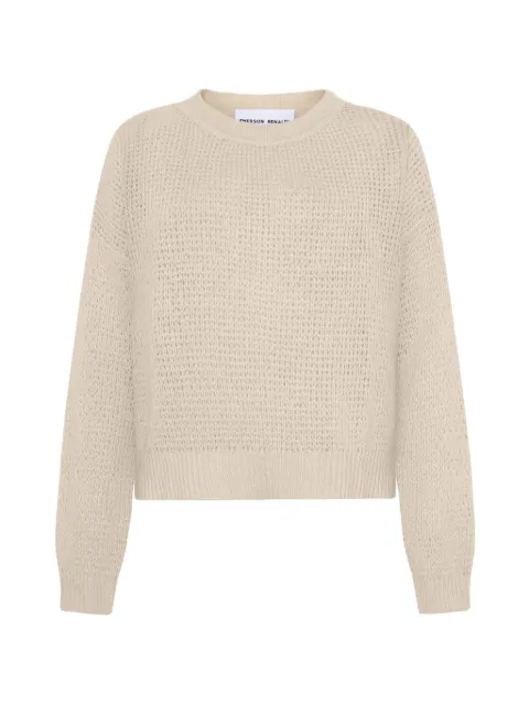Emerson Renaldi open-knit sweater Neutrals SIN125160