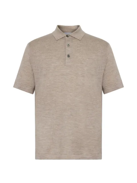 Emerson Renaldi buttoned polo shirt Neutrals EMMW2502