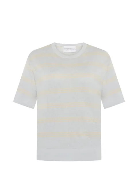 Emerson Renaldi striped short-sleeved T-shirt Grey EMESS2502