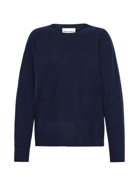 Emerson Renaldi raglan-sleeve crew-neck sweater Blue EMS25006