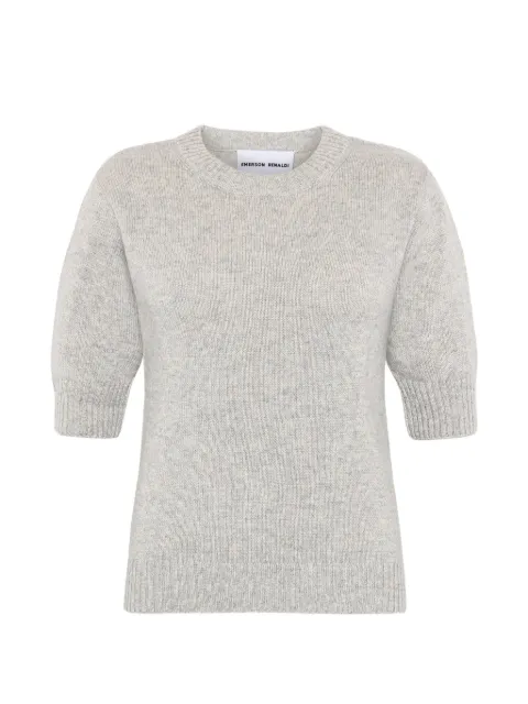Emerson Renaldi short-sleeve crew-neck sweater Grey EMS25004