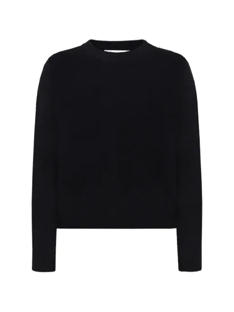 Emerson Renaldi ribbed-trim crew-neck sweater Black ERW23003