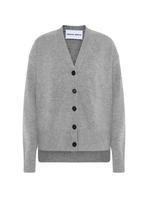 Emerson Renaldi V-neck button cardigan Grey EME2025015