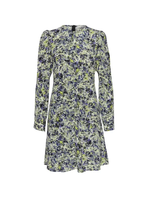 Gestuz JillyGZ abstract-print long-sleeve mini dress Green 10908867