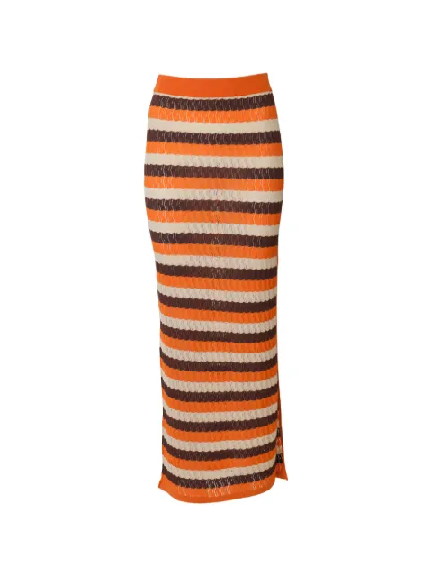 Dodo Bar Or striped skirt Orange DBO4034