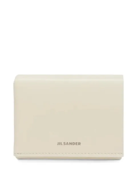 Jil Sander logo-lettering leather wallet Neutrals J25UI0005P5995