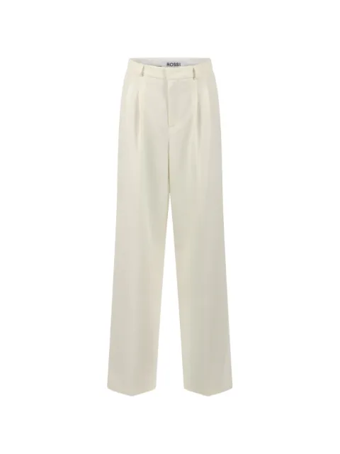 ROSSI pleated wide-leg trousers Neutrals 0070049545