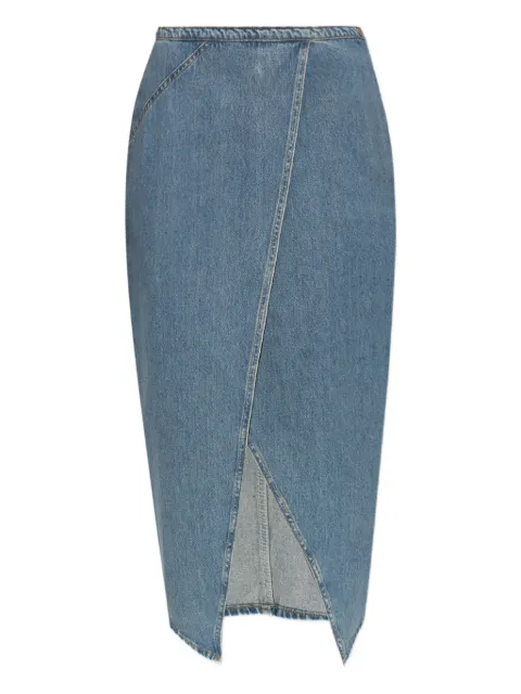 IRO asymmetric denim skirt Blue WP31ISYS