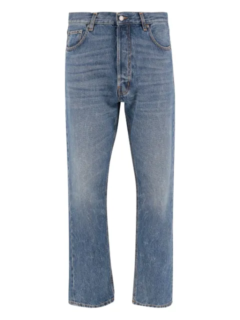 Haikure washed five-pocket jeans Blue HEM03071DF106L0899