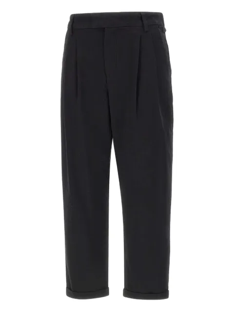 Sun68 pleated cropped trousers Black P4520211