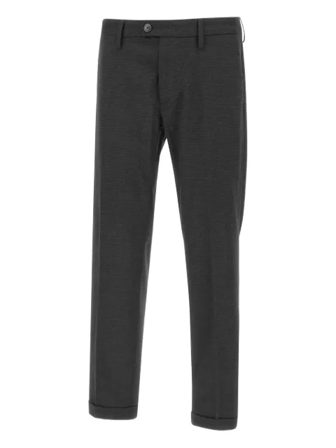 Re-Hash Mucha textured cuffed trousers Grey P24910LN