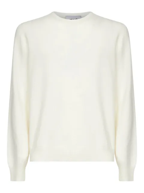 D4.0 crew-neck sweater White 5516719690001