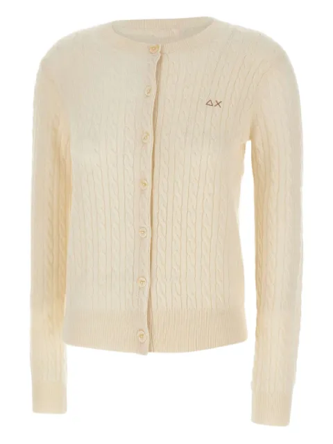 Sun68 cable-knit cardigan Neutrals K4524831