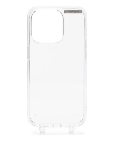 Topologie logo-plaque phone case White TPCPCBCLCLR15PBOX