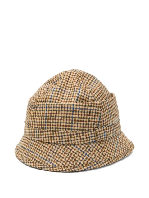 Maison Margiela buckle-detail hat Neutrals S50TC0078M35648