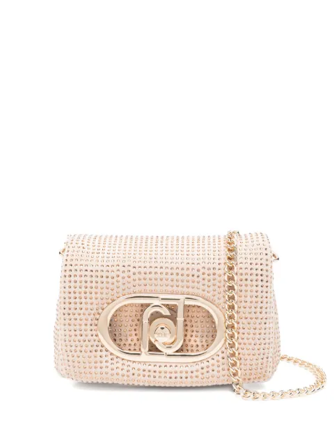 LIU JO mini La Puffy crystal-embellished cross body bag Neutrals AF5254J4638D6309