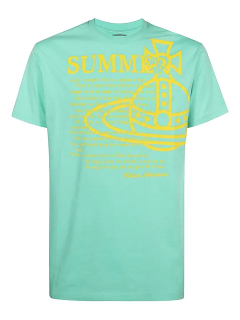 Vivienne Westwood graphic-print T-shirt Green 3G01001PJ001M