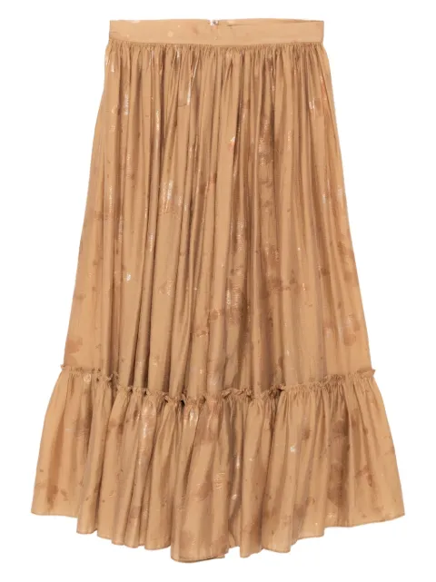 BLAKLACE Butterfly skirt Brown BLK121